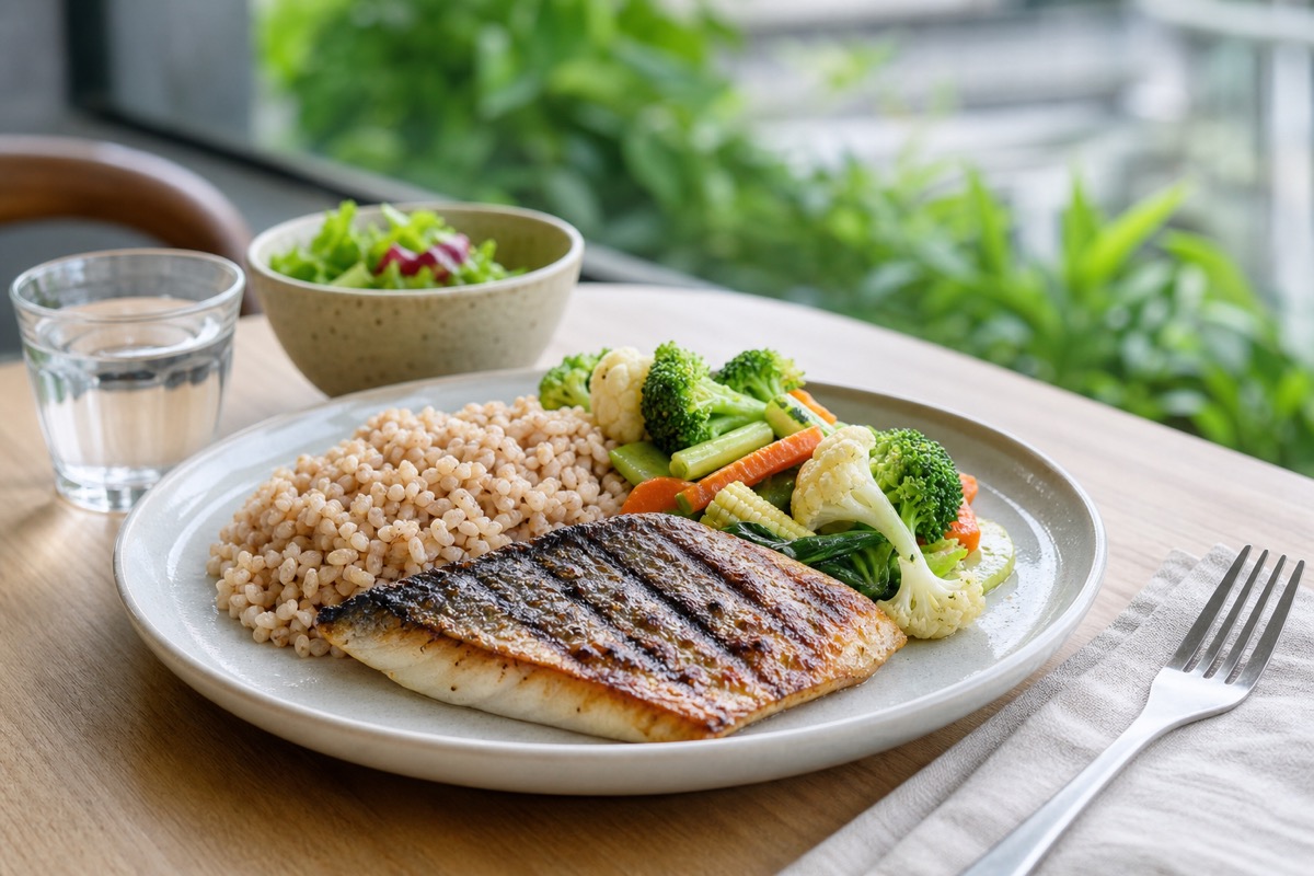 Healthy balanced meal for medical weight loss patients Singapore